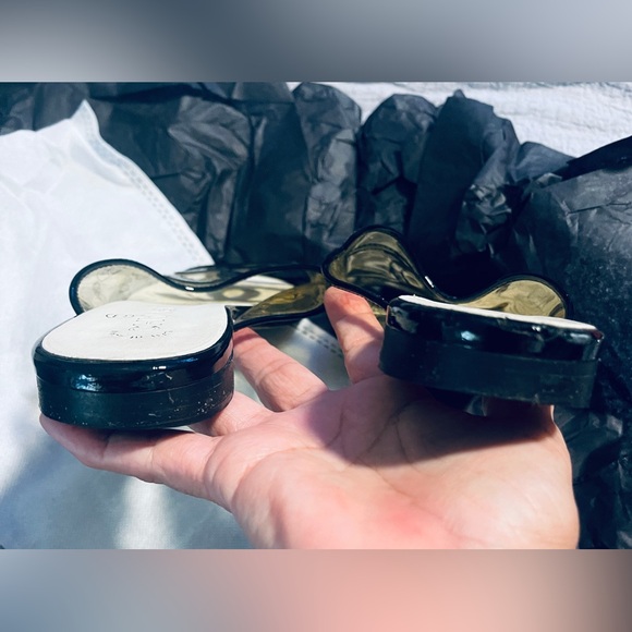 💐💐CHANEL CLEAR GRAFFITI LOGO FLATS PVC - Picture 7 of 9